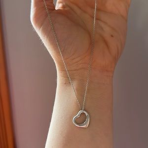 Tiffany & Co Elsa Peretti Open Heart Necklace